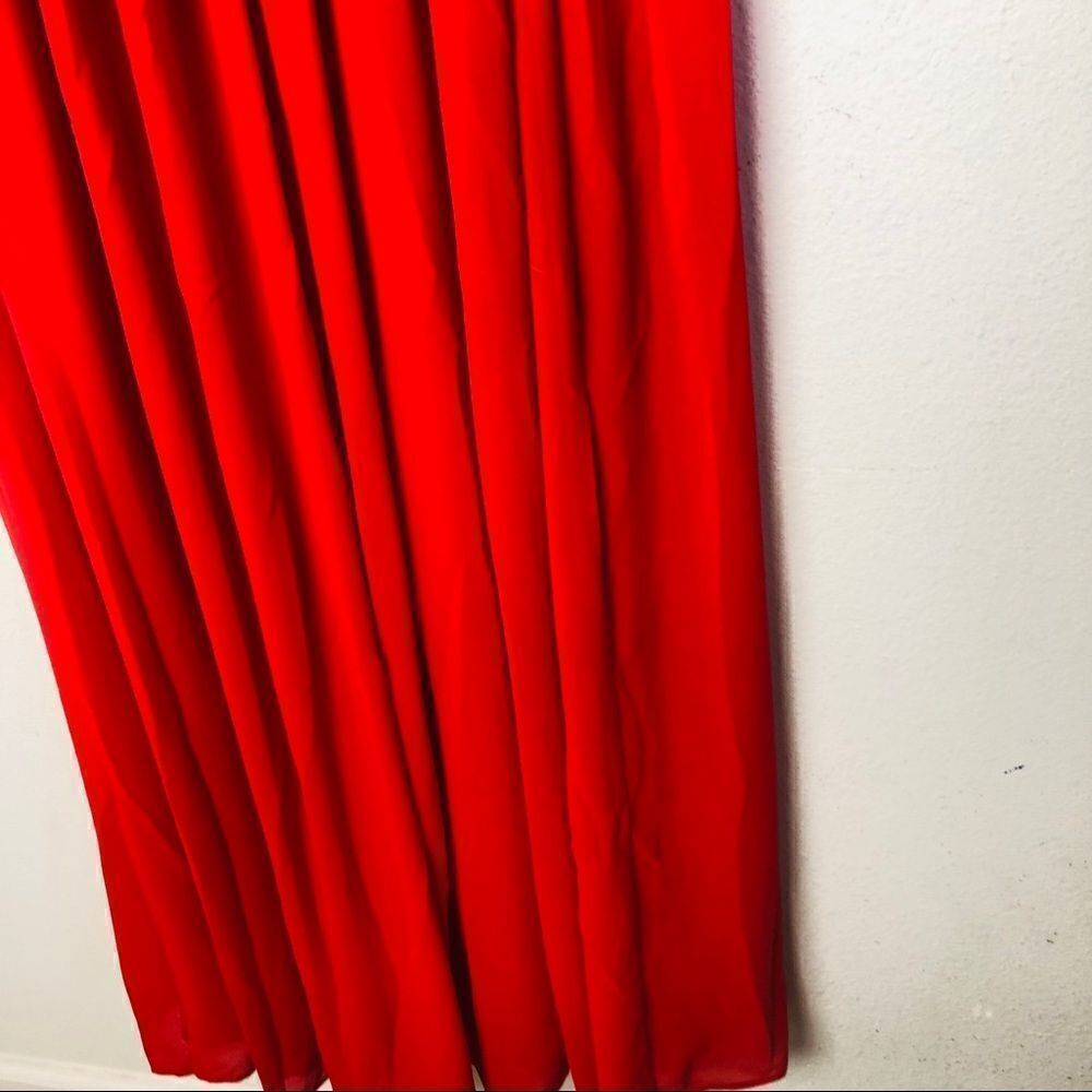 NWT Revolve Lovers & Friends Red Slit Maxi Gown XXS - Picture 8 of 8